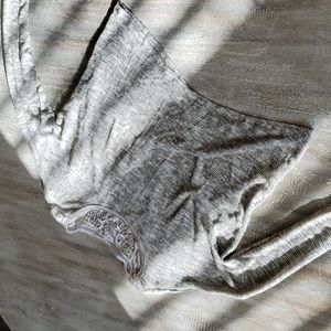 Clover + Scout , medium, grey and white